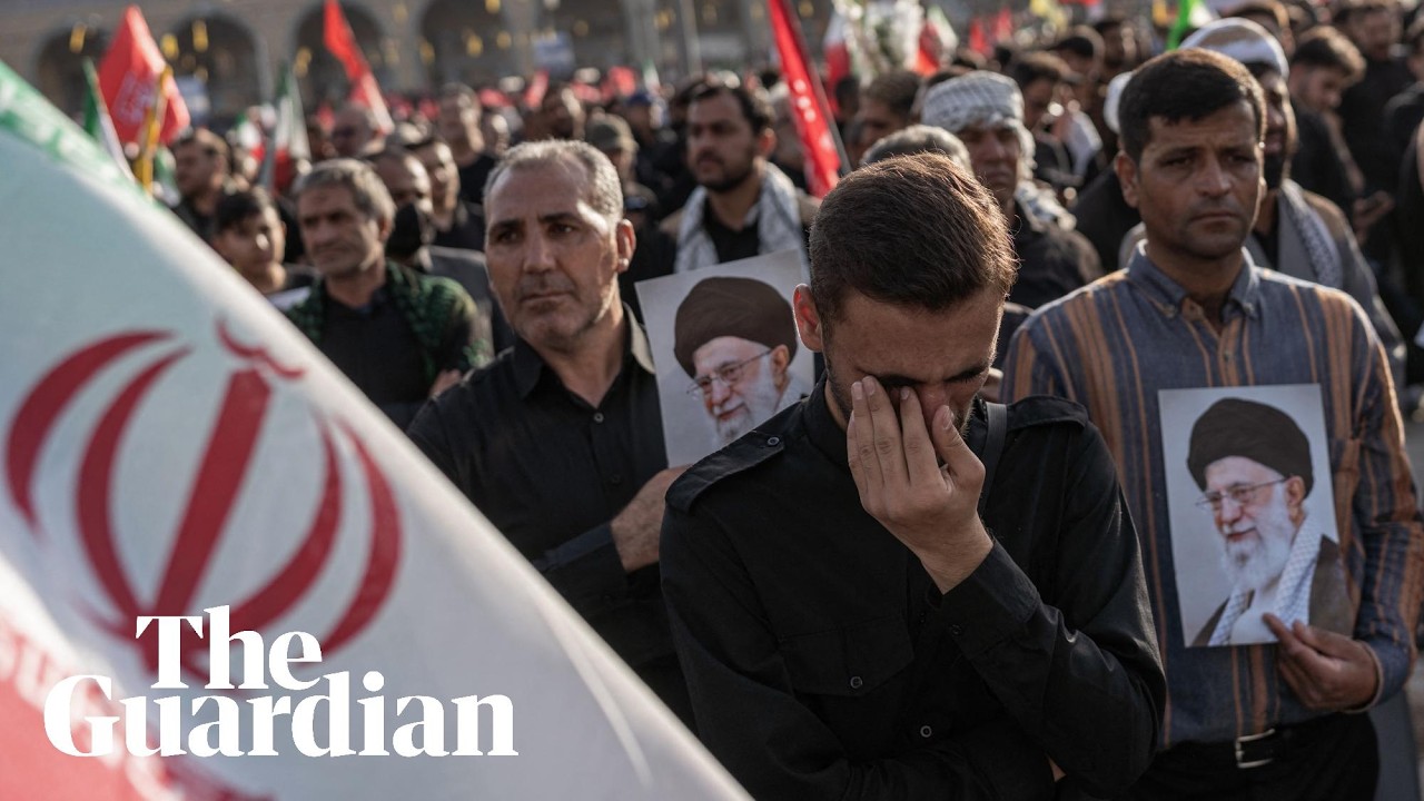 Mourners gather in Tehran for funeral of former Iranian supreme leader, Ali Khamenei