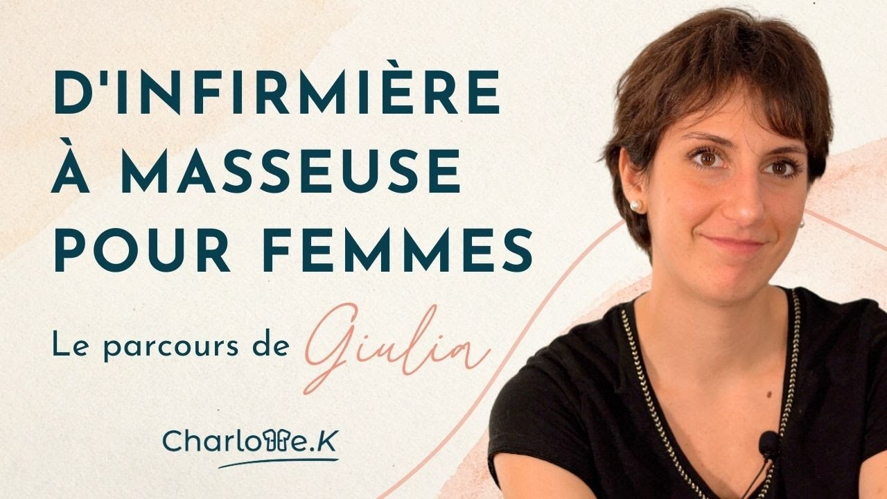 Giulia : d'IDE en maternité à masseuse pour femmes sur Paris