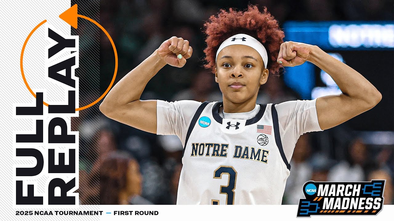 Notre Dame vs. Stephen F. Austin: 2025 NCAA women's first round | FULL REPLAY