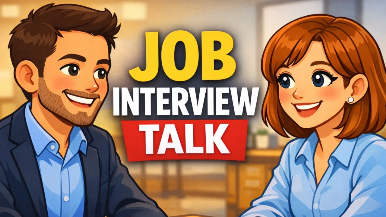 A Job Interview Conversation | Slow English Conversation