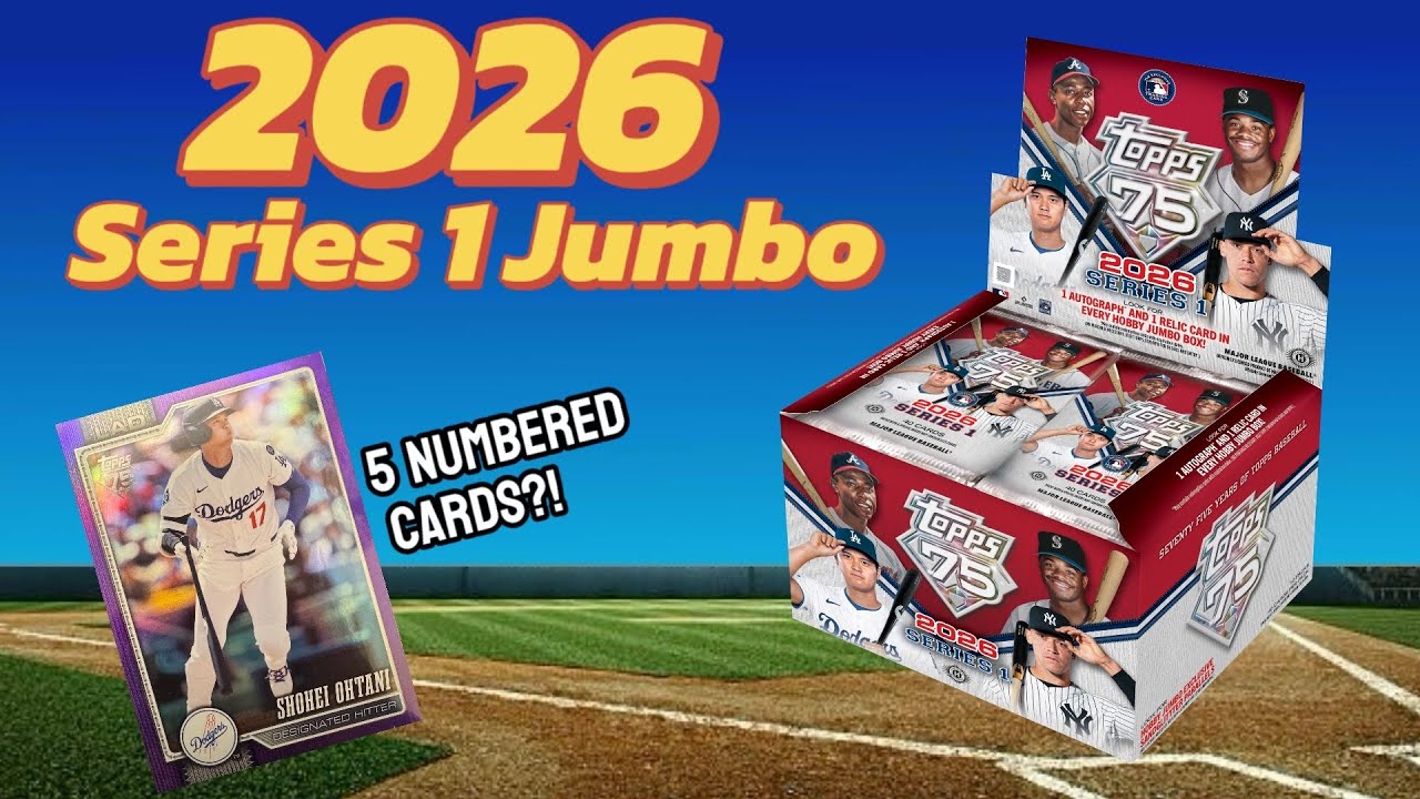 HOT BOX?!? 2026 Topps Baseball Series 1 Jumbo Hobby Box First Look!
