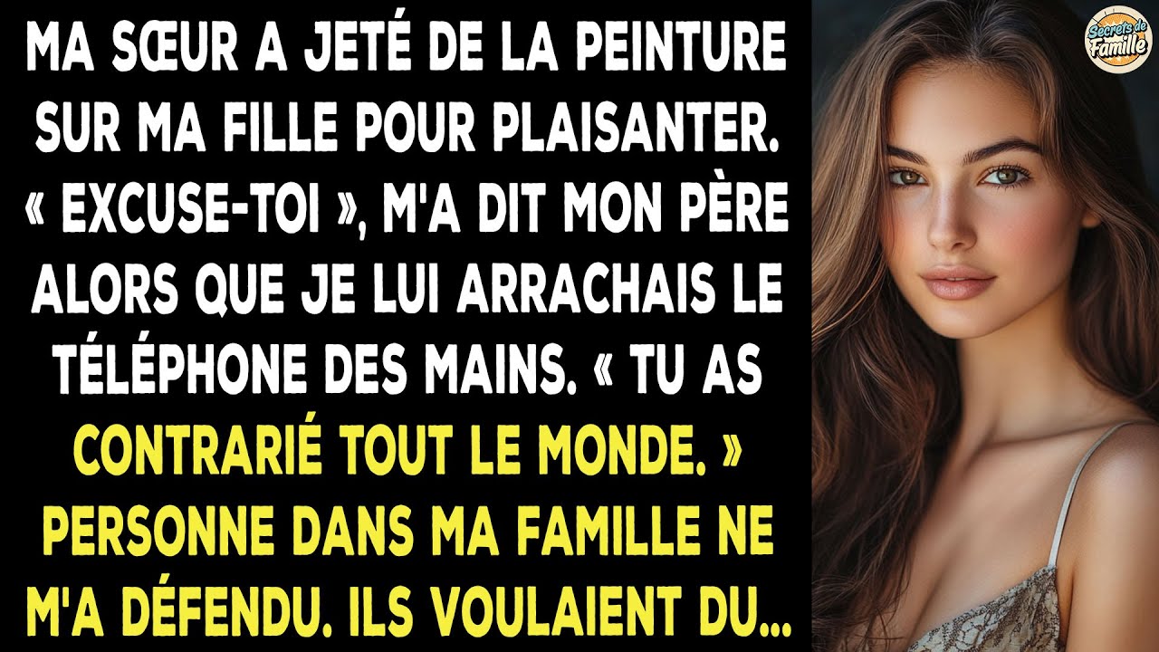 « Tu Gâches La Fête ! », A Sifflé Ma Mère. Je Sauvais Ma Fille En Brisant Le Tél De Ma Sœur.