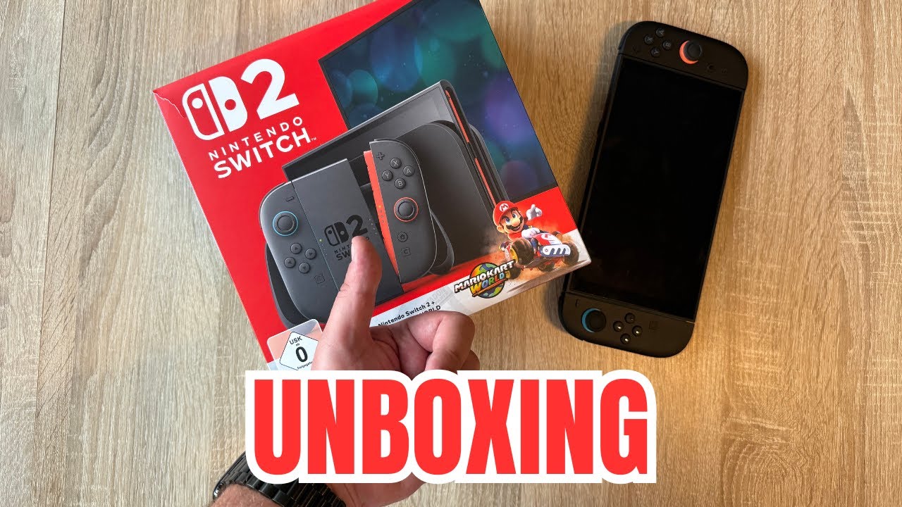 Das ultimative NINTENDO SWITCH 2 UNBOXING