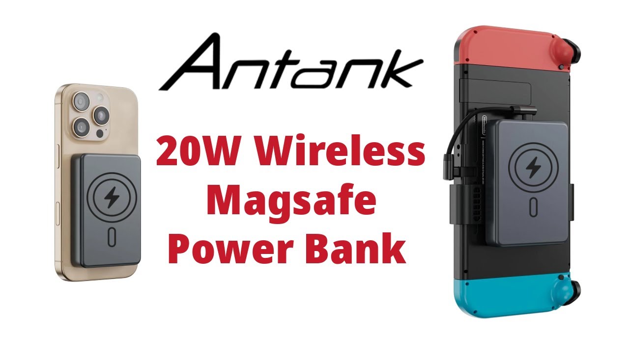 Antank 2 in 1 Magnetic Power Bank for Switch & iPhone16 - 10% DISCOUNT - #antank #magsafebatterypack