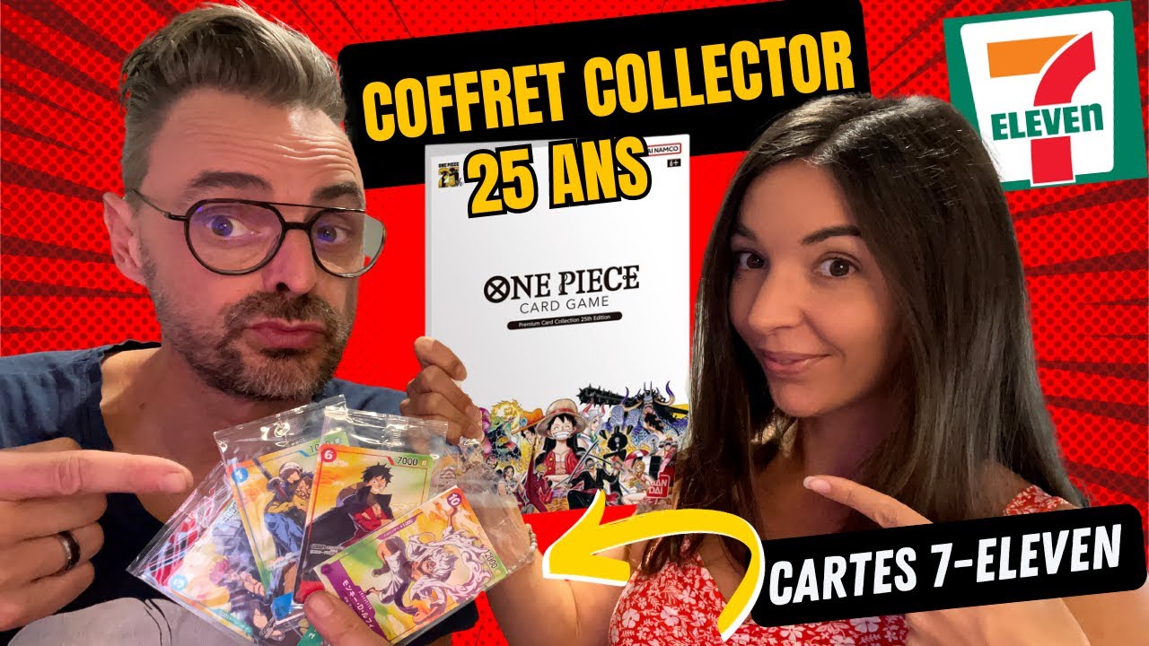 #onepiece - CARTES PREMIUM CARD GAME COLLECTION 25TH EDITION 🤩 + Cartes 7ELEVEN Limited ONE PIECE !!