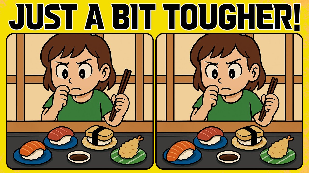 Engaging Spot the Difference Puzzles with a Sneaky Twist (A Bit Tricky)