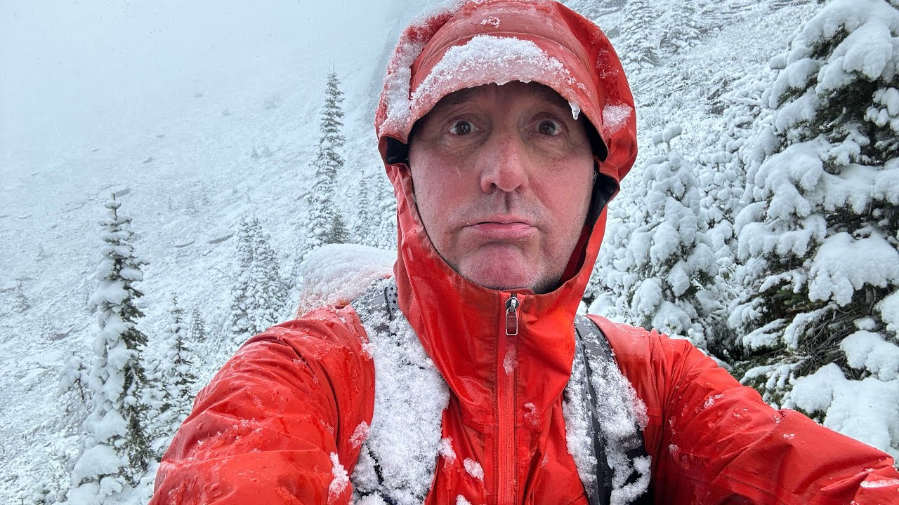 Enduring a summer BLIZZARD. This is August Backpacking in Glacier National Park!