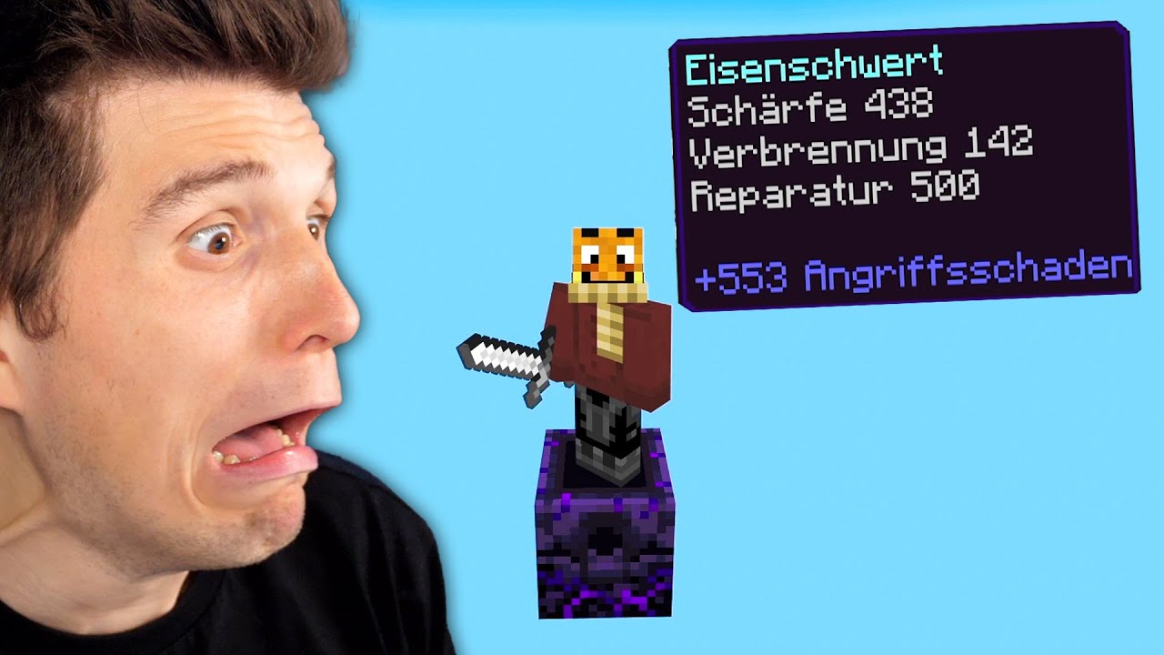 Dieser ONE BLOCK gibt dir HACKER Items in Minecraft...