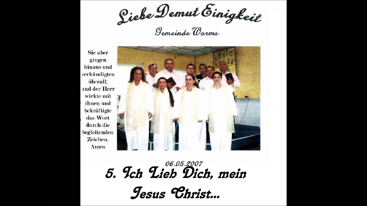 5  ich lieb dich, mein jesus Christ