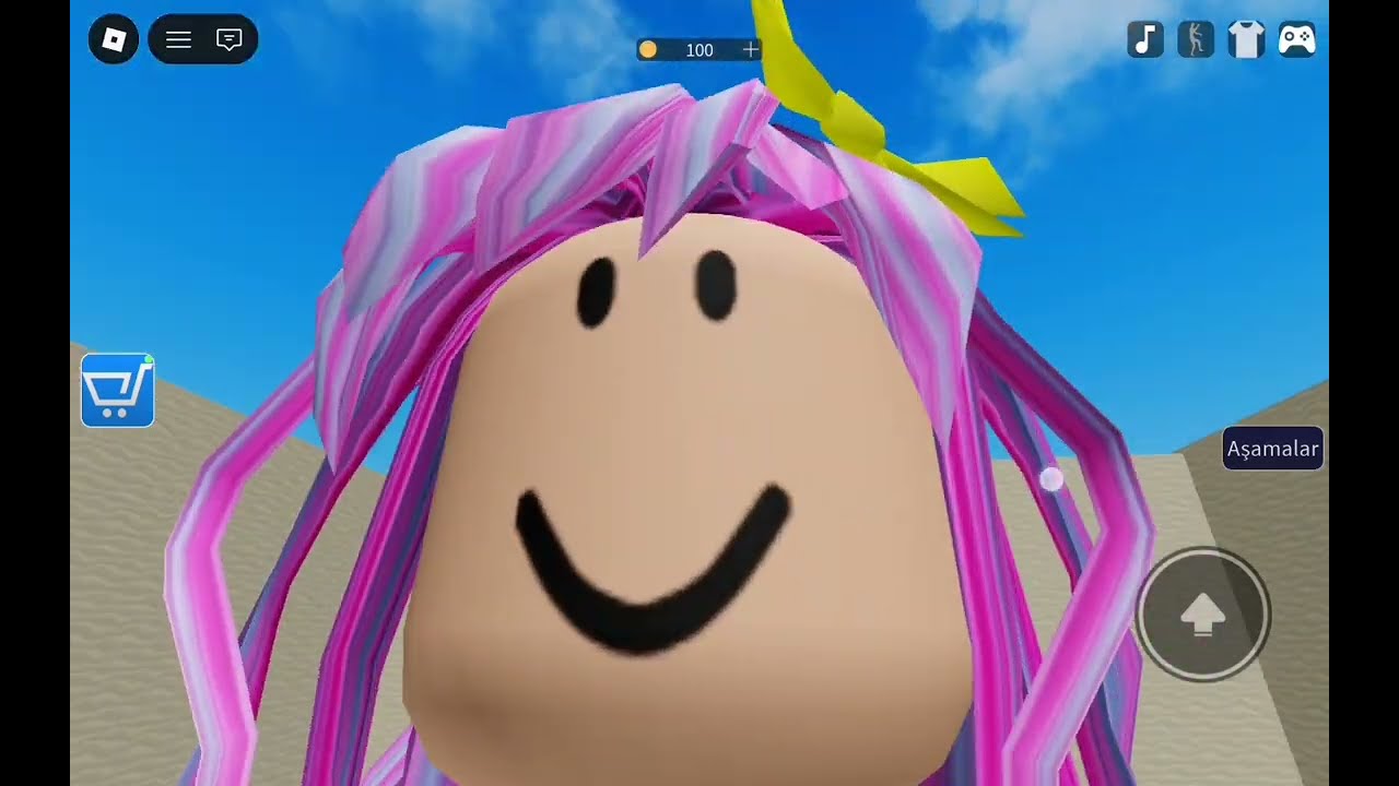 ROBLOXTA KOCA KAFADAN KAÇ OYNUYORUM