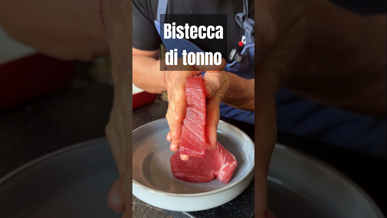 TRANCI DI TONNO FRESCO IN PADELLA #chefmaxmariola