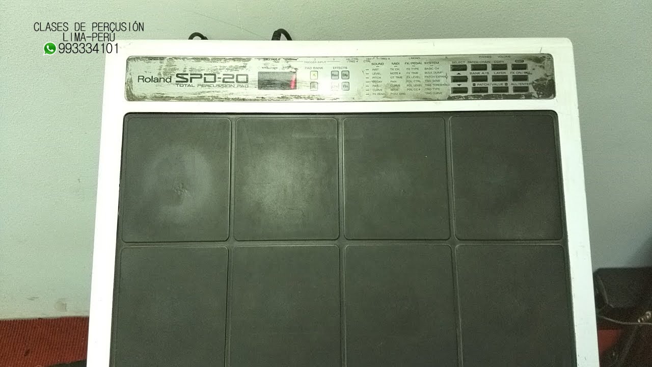 SONIDOS MIDI ROLAND SPD 20
