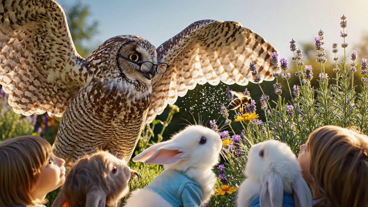 Explore the Summer Herb Garden with Baby Rabbit 🌱✨| Gentle Nature Adventure for Kids #rabbit #bunny