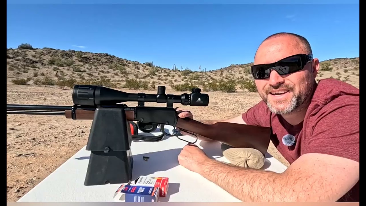 Henry Lever Action 22lr  50 Yards 