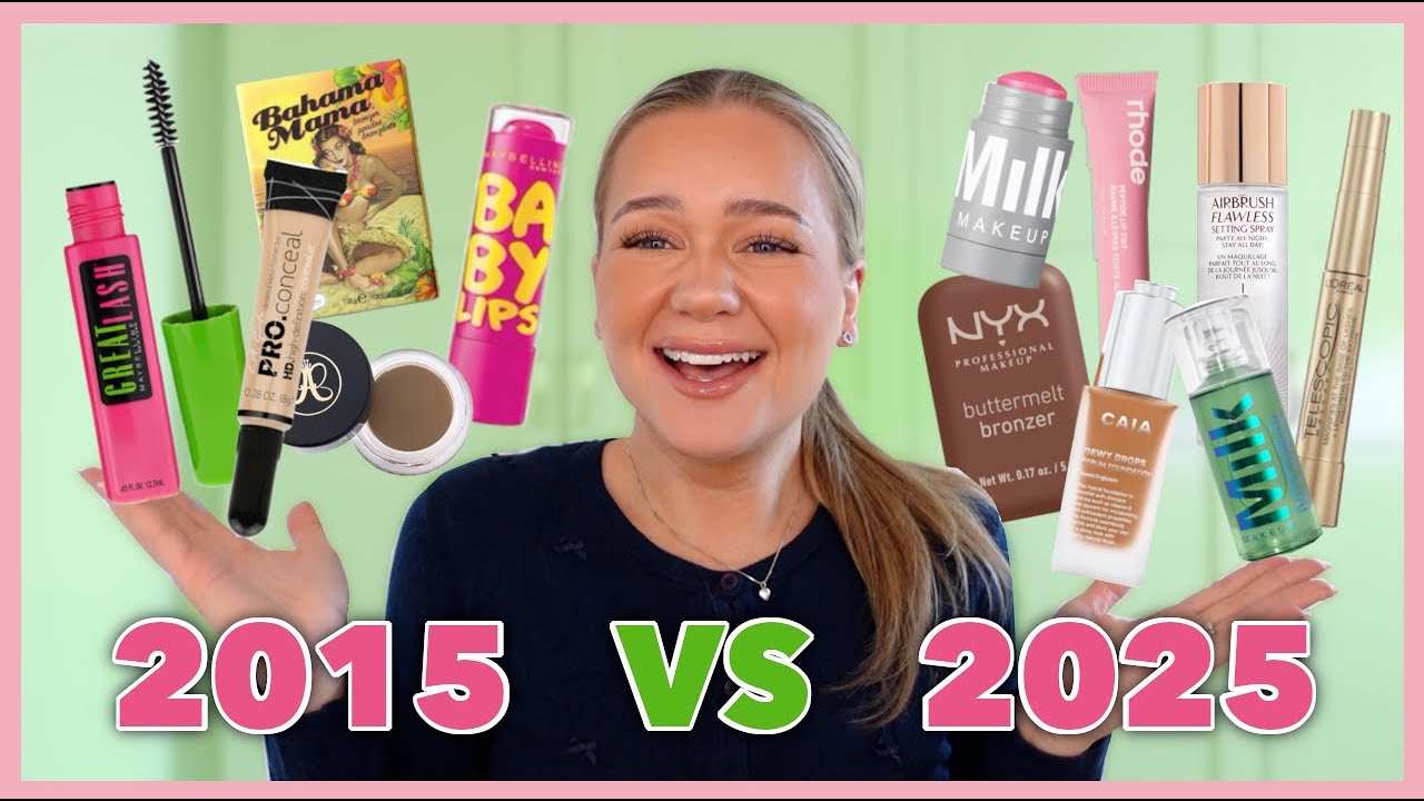 POPUL&Auml;RT SMINK 2015 vs 2025 (Sjukaste TBn!!)