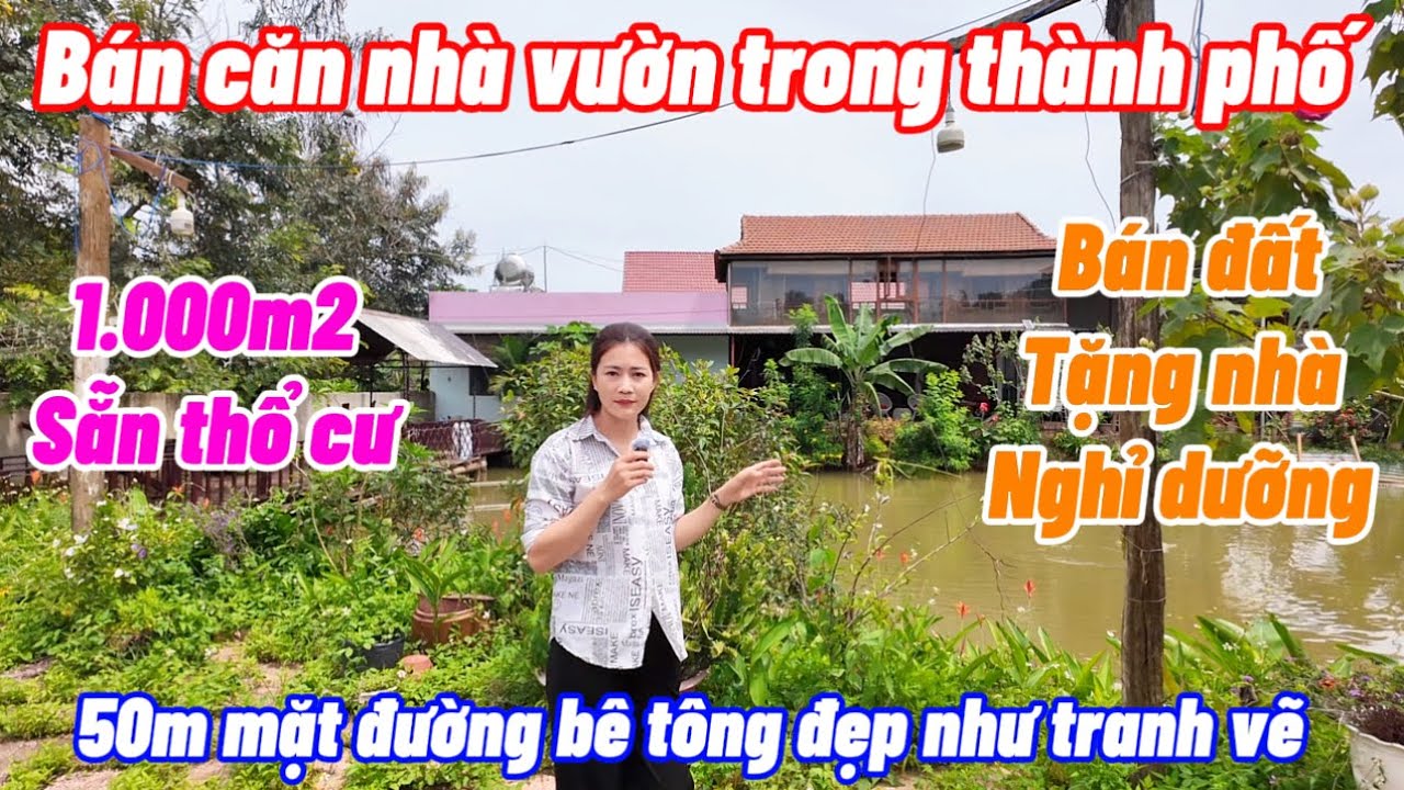 Tặng 10 năm tuổi thọ căn nhà vườn đẹp như tranh vẽ thuộc phường của thành phố gia nghĩa giá chạm đáy