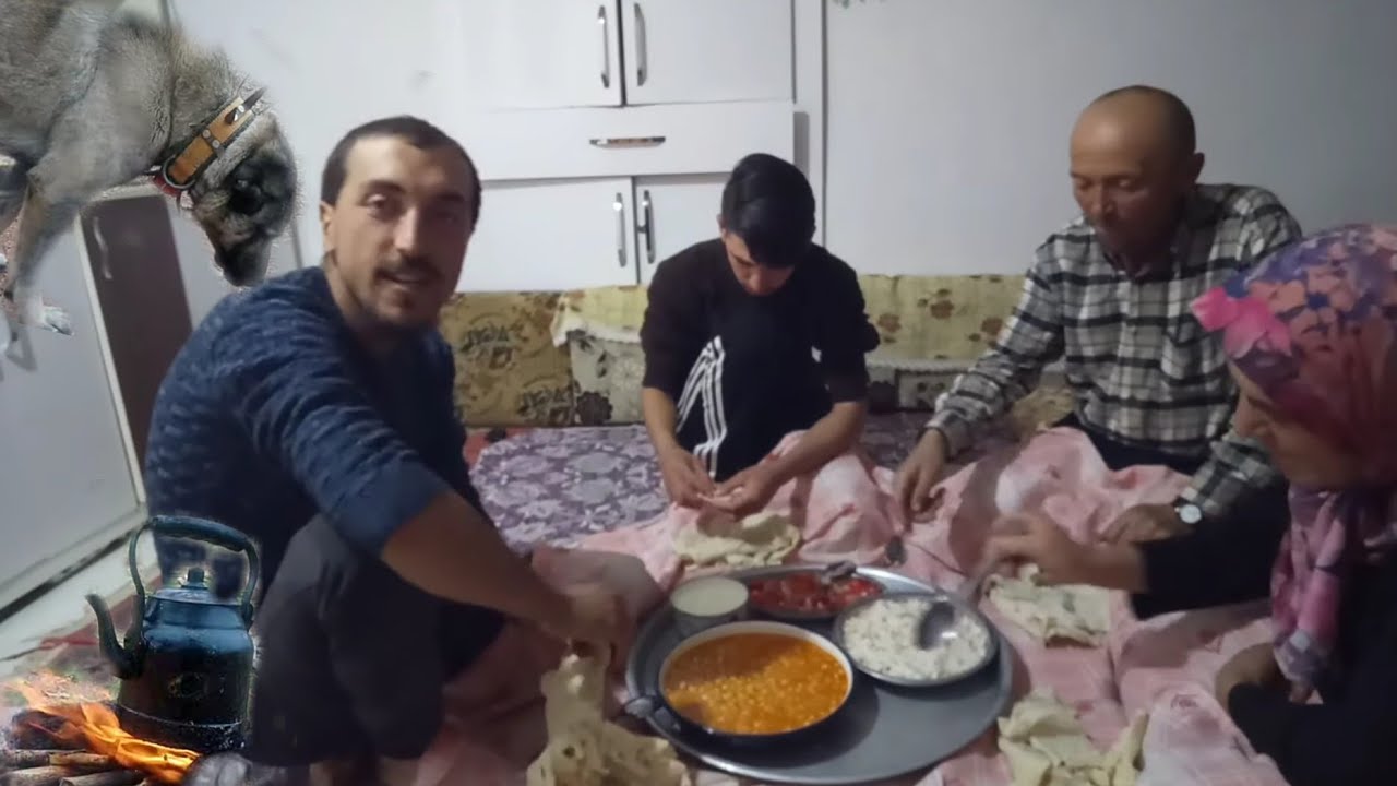 ÇOBANIN AİLECEK AKŞAM YEMEĞİ (Günümüz nasıl geçti)