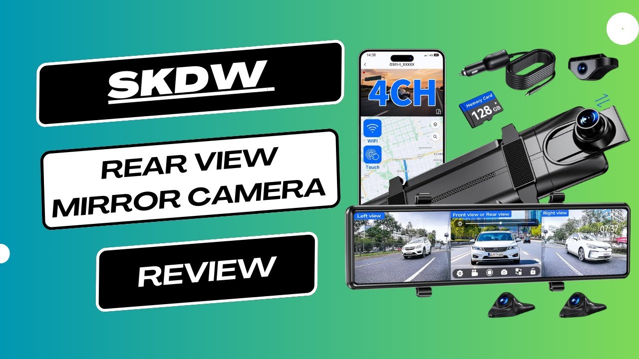 SKDW Rear View Mirror Camera Review | Full Coverage & Peace of Mind
