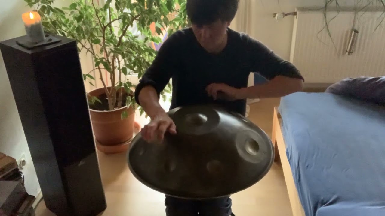 “Sound of Silence” on C# Locrian Handpan, Leaf Sound Sculpture