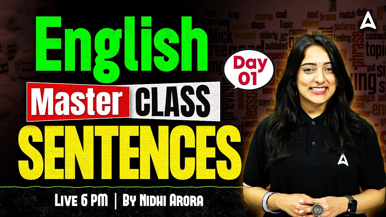 English For Teaching Exams | Sentences English Grammar Masterclass | English TGT Classes Nidhi Ma'am