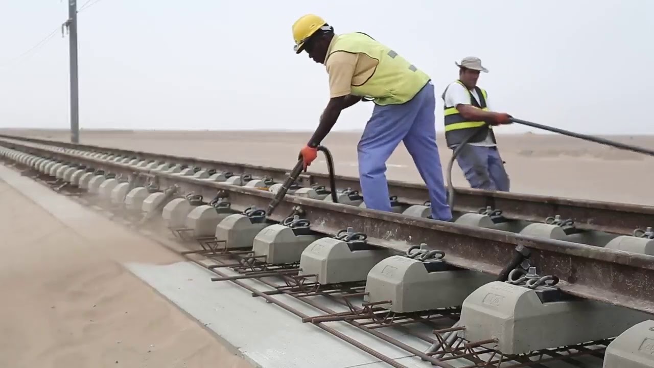 Railway Slab Track Construction - Eisenbahn Rheda2000 Betonoberbau Konstruktion 2015
