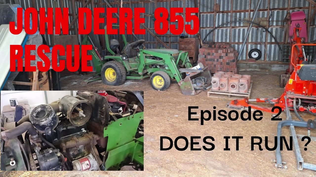 JD 855 Barn Rescue. Ep 2.