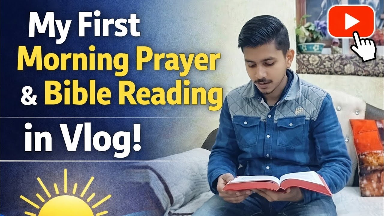 My first morning prayer & Bible reading in vlog #morningprayer #biblereading #christianvlog 
