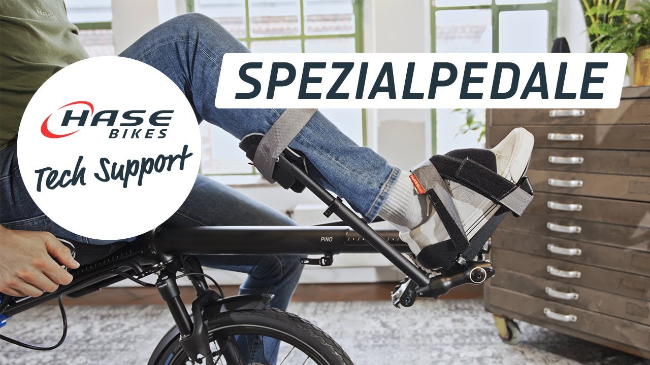 Spezialpedale mit Wandenhalter - Tech Support Hase Bikes