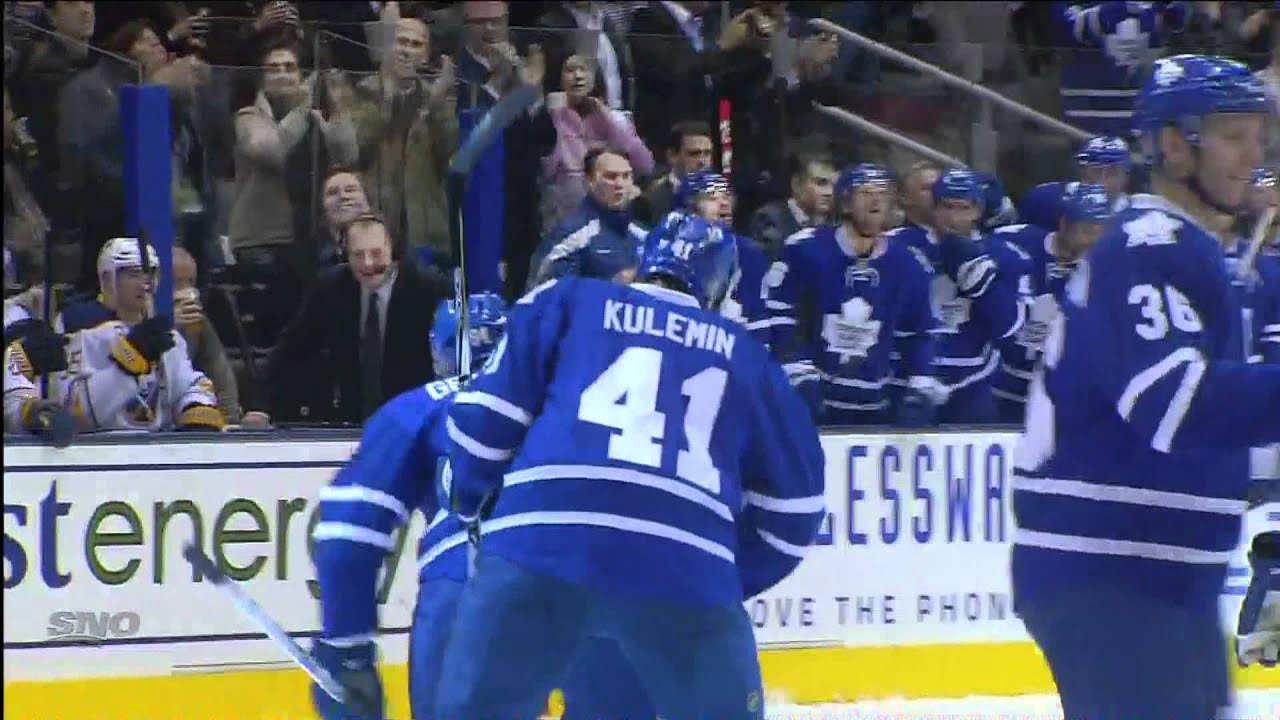 Mikhail Grabovski Scores - Sabres @ Leafs - 01/10/2012