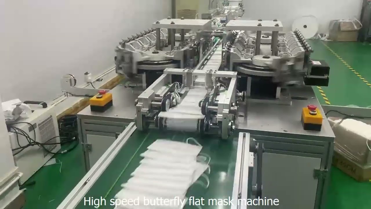 High Speed Butterfly Mask Making Machine
