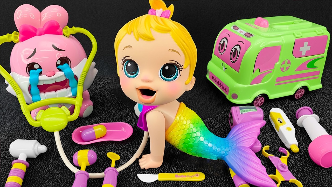 20 Minutes Satisfying Unboxing Pinkfong Doctor Toys, Ambulance Playset | Bunny Unboxing