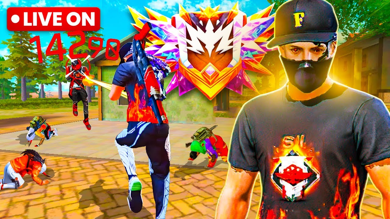 FREE FIRE AO VIVO ❤️ RANK ! RUMO AO TOP 1 GLOBAL ❤️ LIVE ON | TRIXX444 $ ❤️