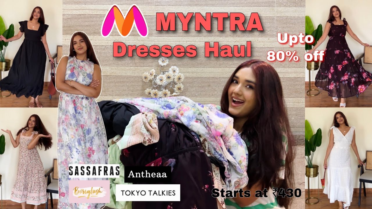 Myntra Maxi Dresses Under Rs.999😍 | Summer Dresses Try on Haul | Honest Review | Kirti Agarwal