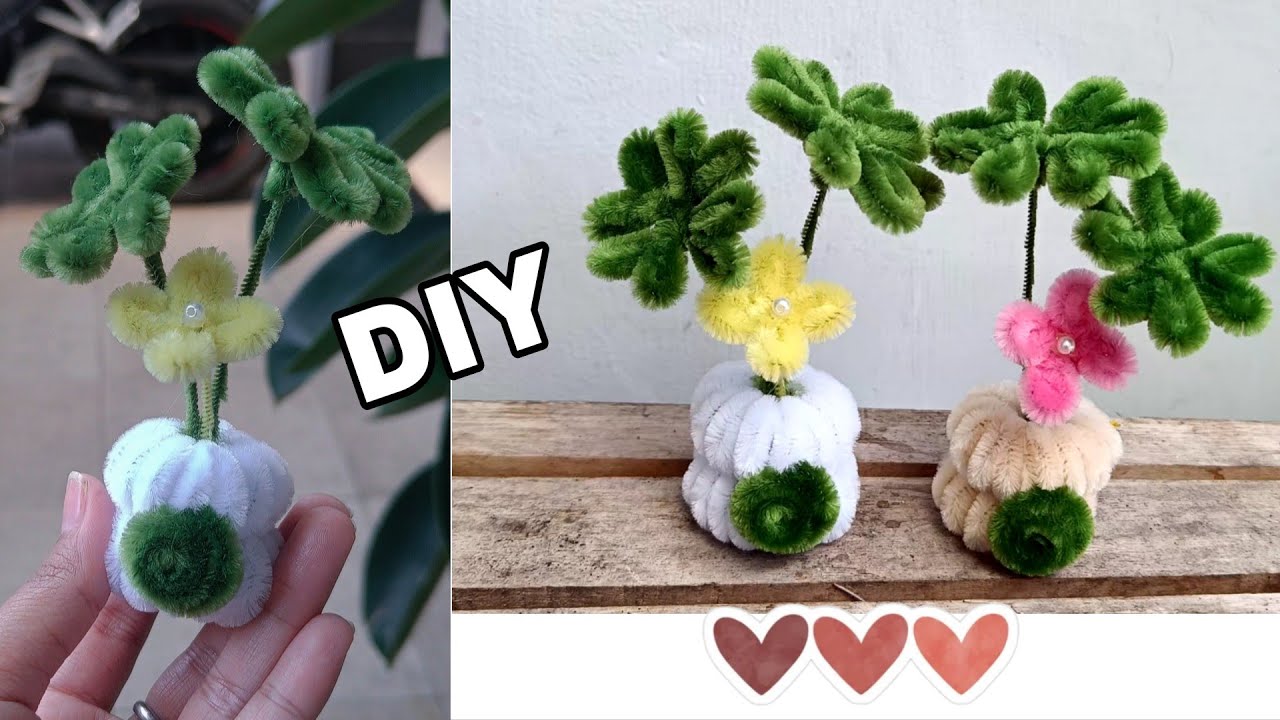 Tutorial ‼️membuat semanggi dari kawat bulu.
