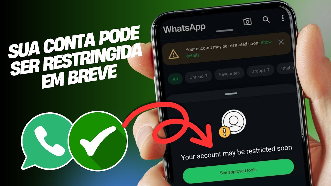 Como corrigir Sua conta pode ser restringida em breve no WhatsApp [2025]