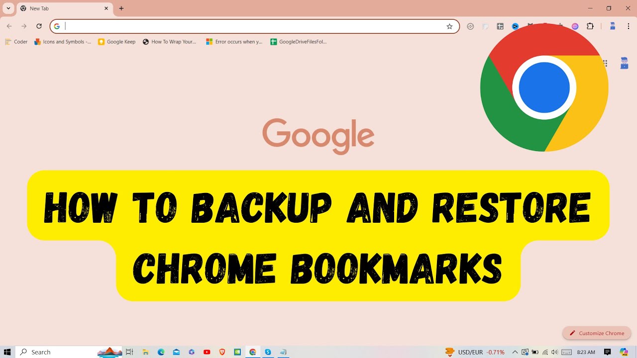 Как сделать резервную копию и восстановить закладки Chrome?