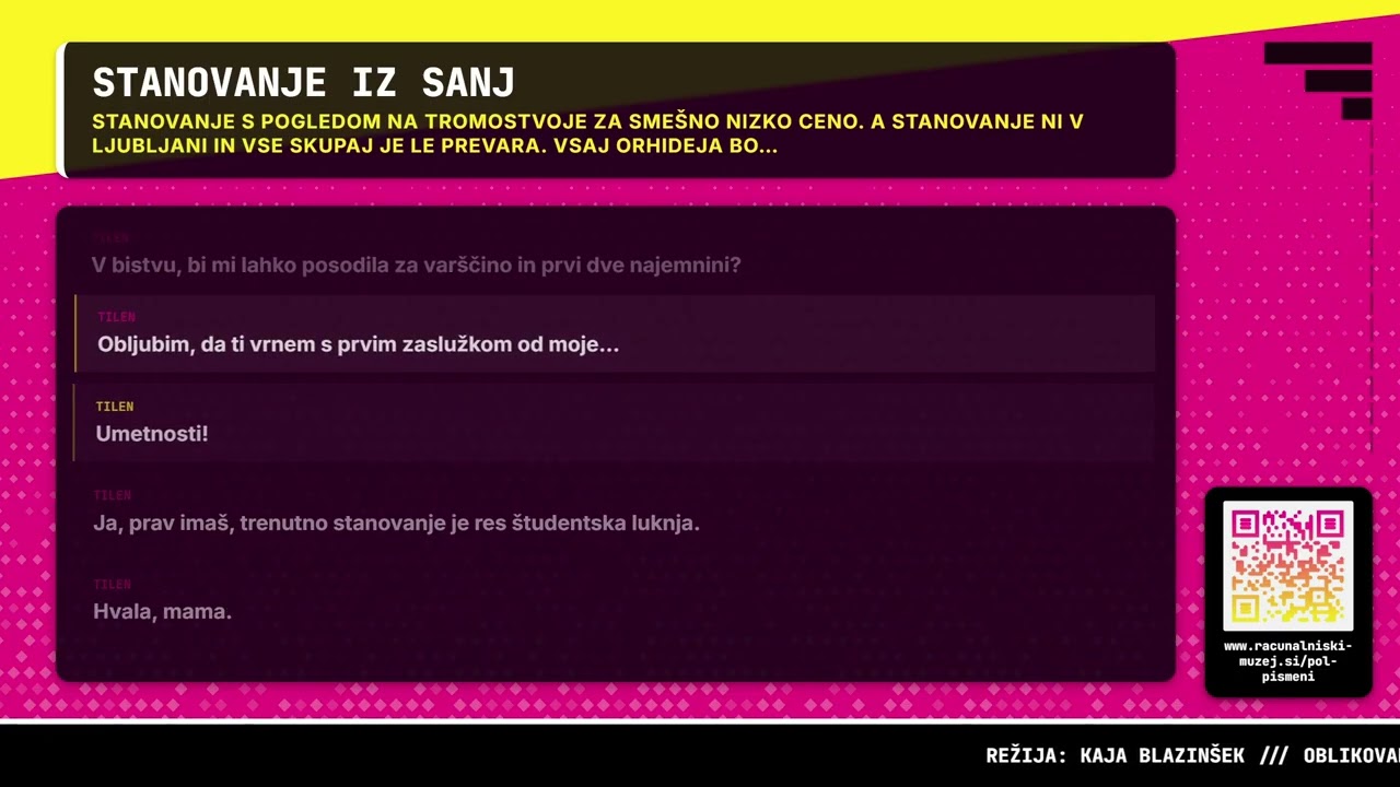 Stanovanje iz sanj- Pol-pismeni spodrsljaji naših digitalnih življenj