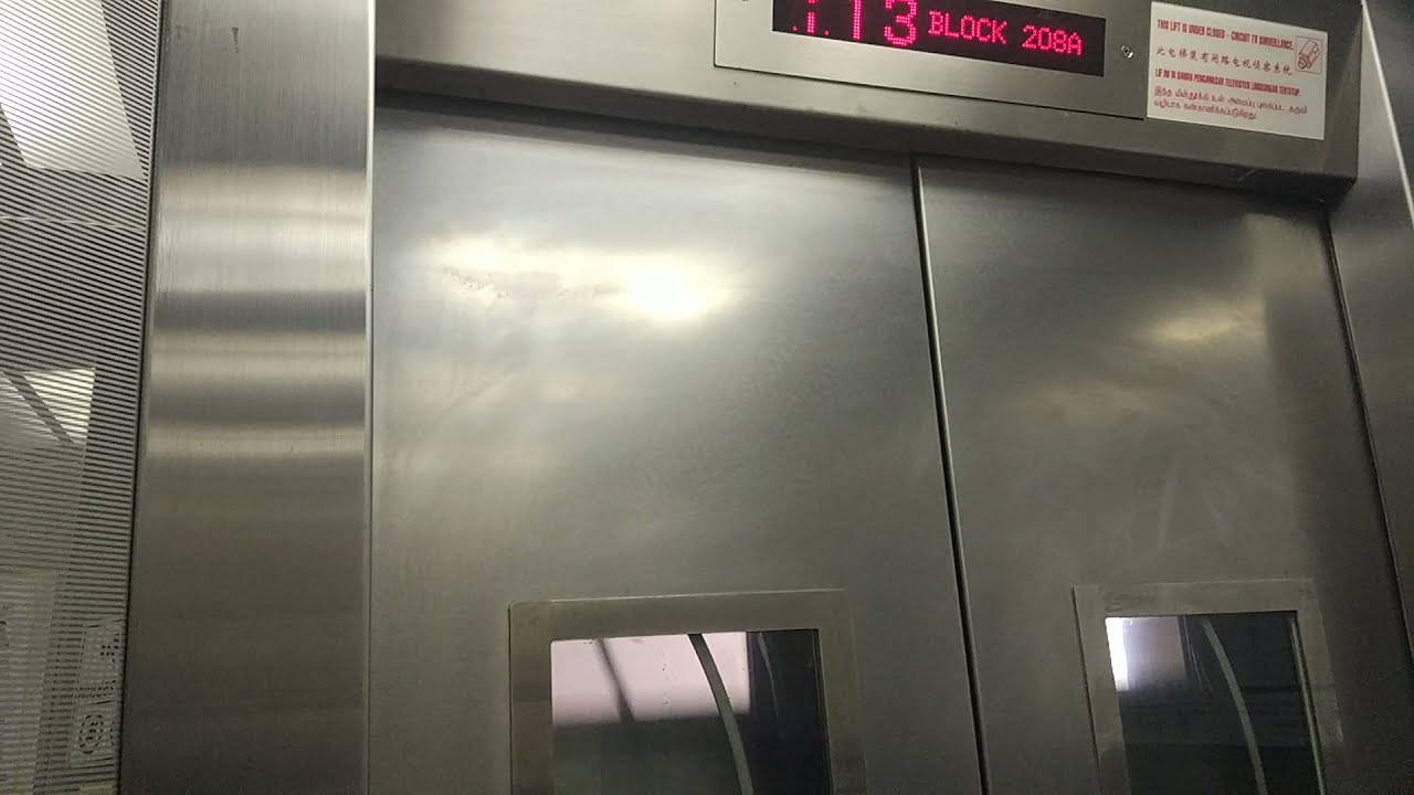 Block 208A Compassvale Fujitec Elevator Lift A