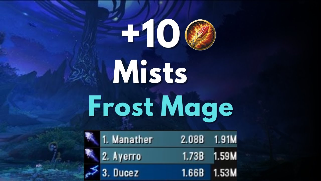 +10 Mists 1.91 Mill Overall Commentary Frost Mage