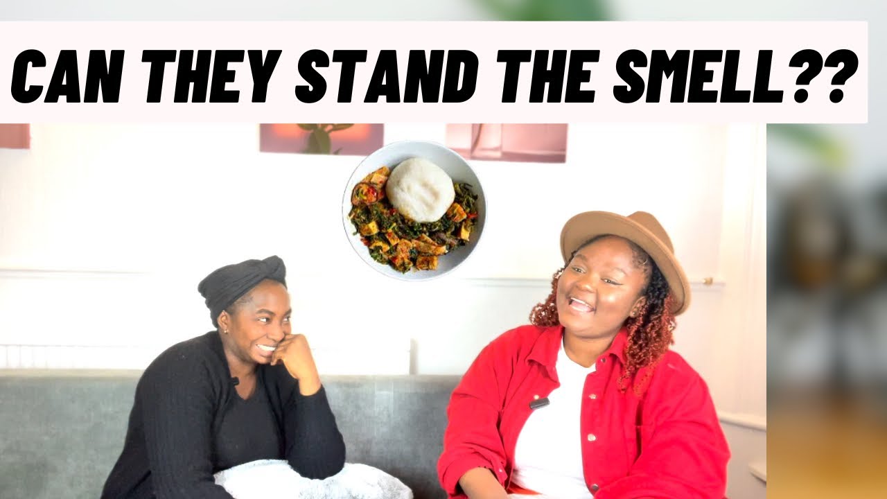 EATING STRONG SMELLING AFRICAN FOODS AT WORK 🇬🇧| With Temitope