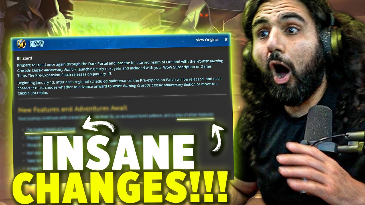 Burning Crusade Classic Is BACK!!! But There's A PROBLEM...