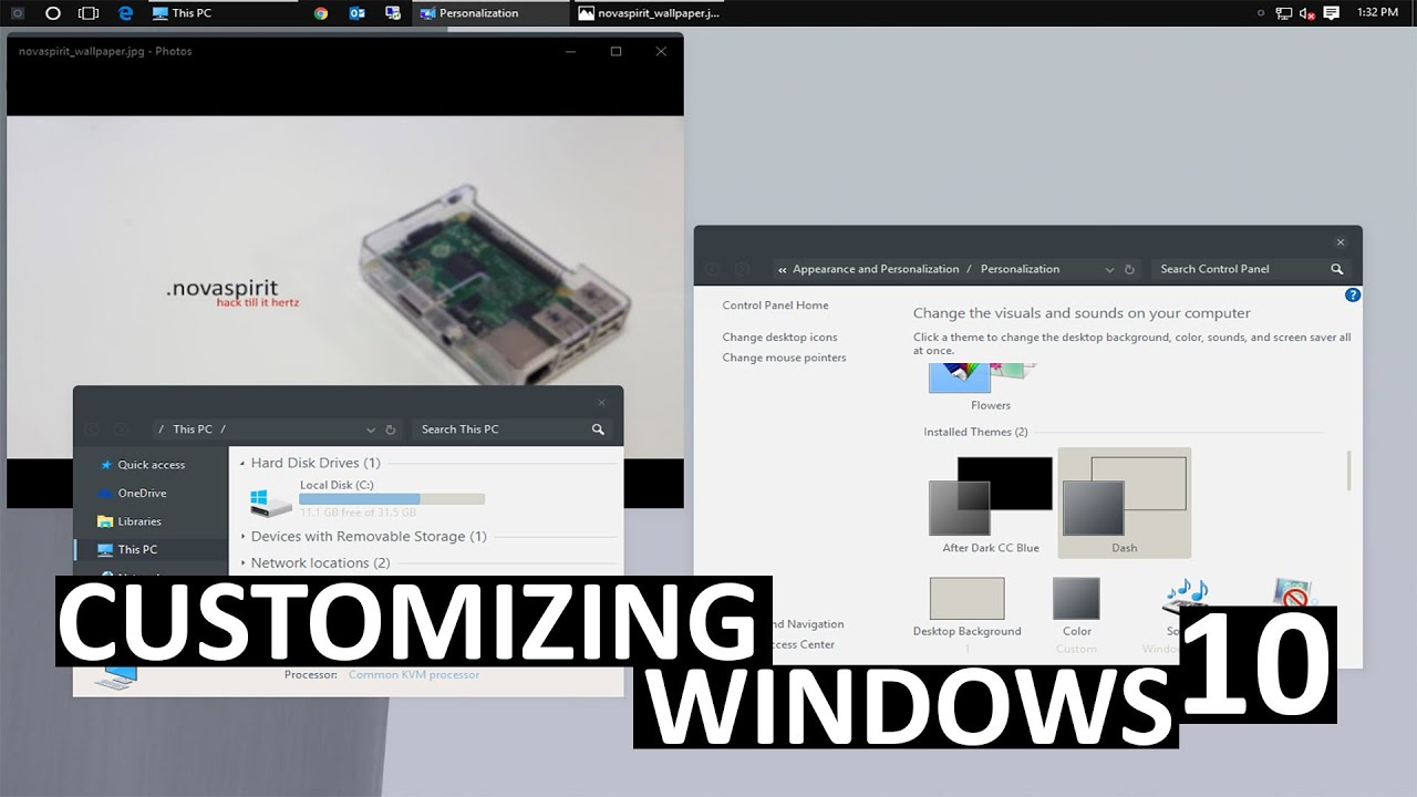 Customizing Windows 10 Themes With UXPatcher