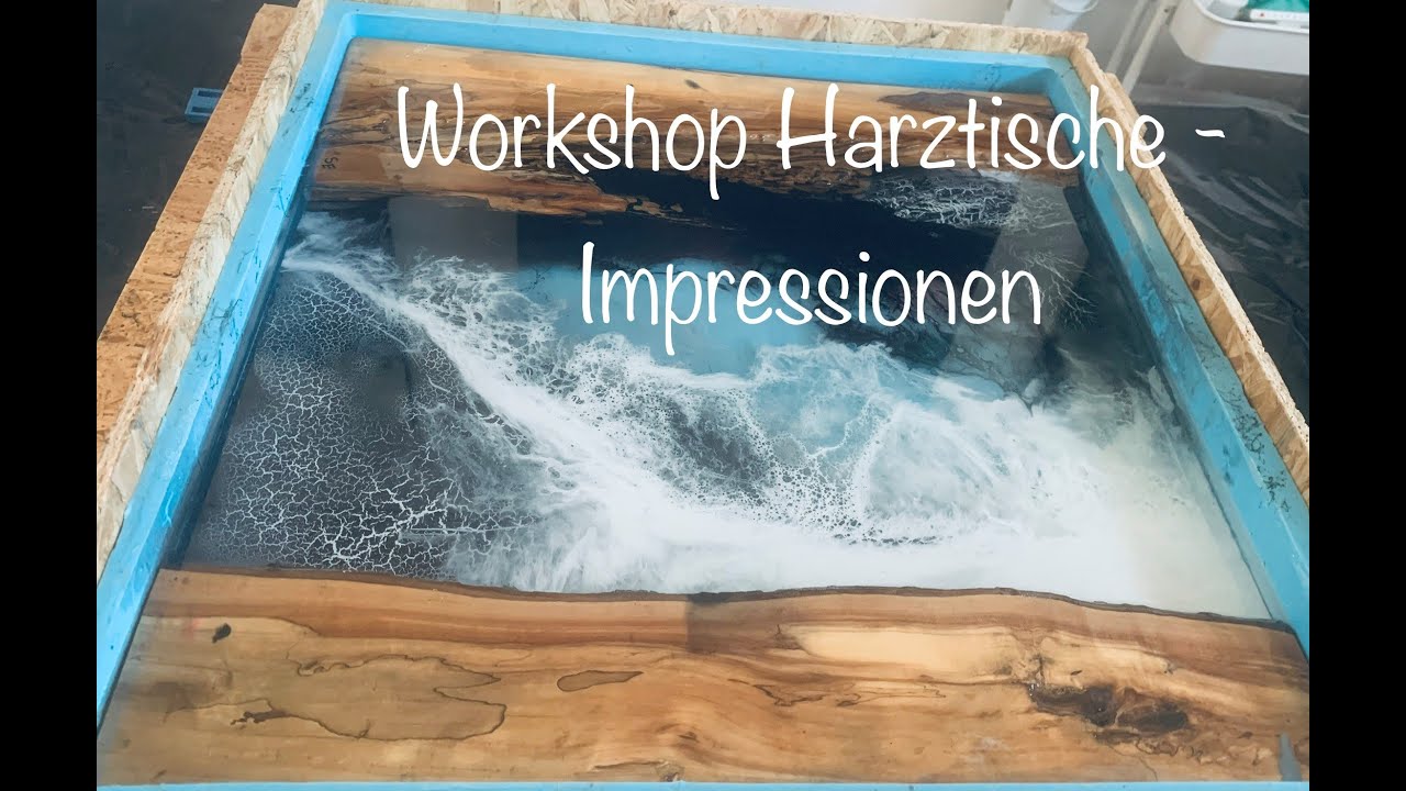 Wie entsteht ein Harztisch/rivertable