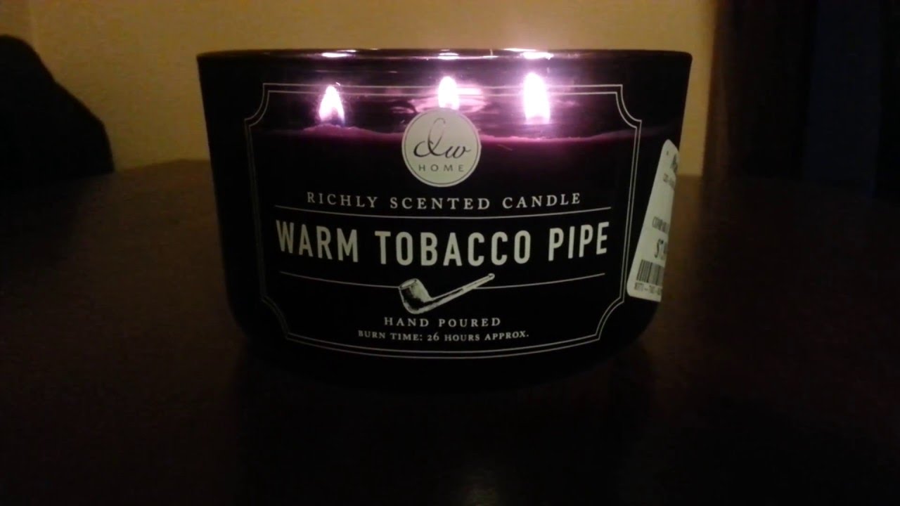 DW Home Warm Tobacco Pipe Candle Review