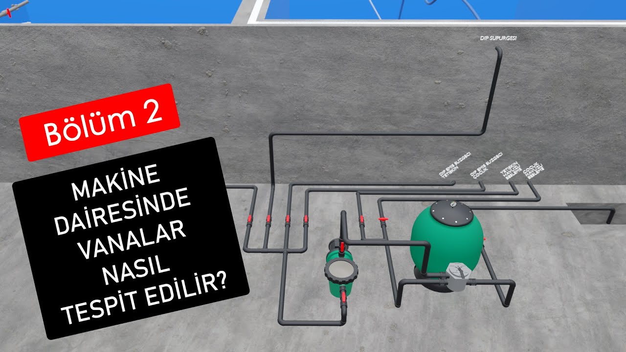 Bölüm 2 Havuz Makine Dairesinde Vanalar Nasıl Tespit Edilir?