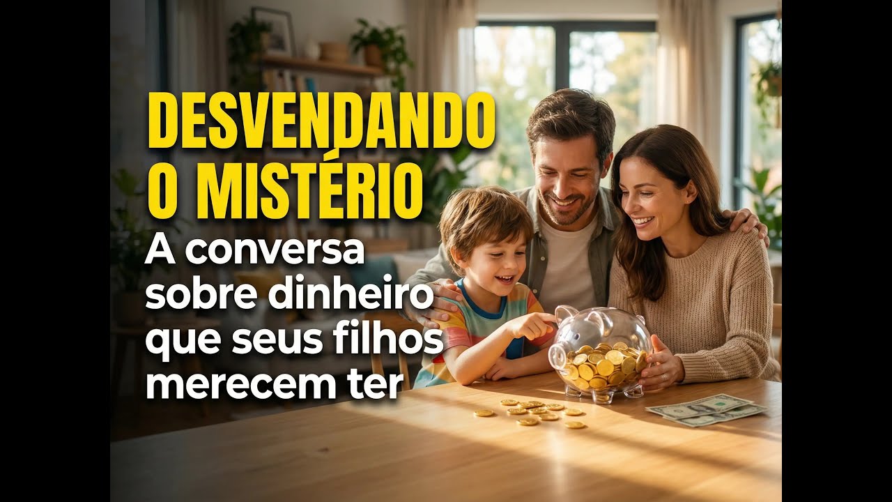 O que NUNCA te contaram sobre ensinar DINHEIRO para crianças