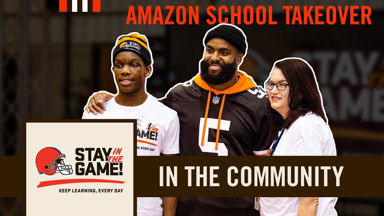 Stay in the Game! Amazon School Takeover | Cleveland Browns