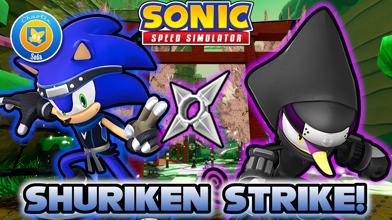 Ninja Sonic & Ninja Espio Return to Sonic Speed Simulator! (Re-run Event)