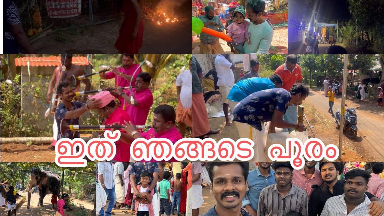 പൂരത്തിന് കൊണ്ടുവന്ന ആന വീട്ടിലേക്ക് കേറിയപ്പോൾ….