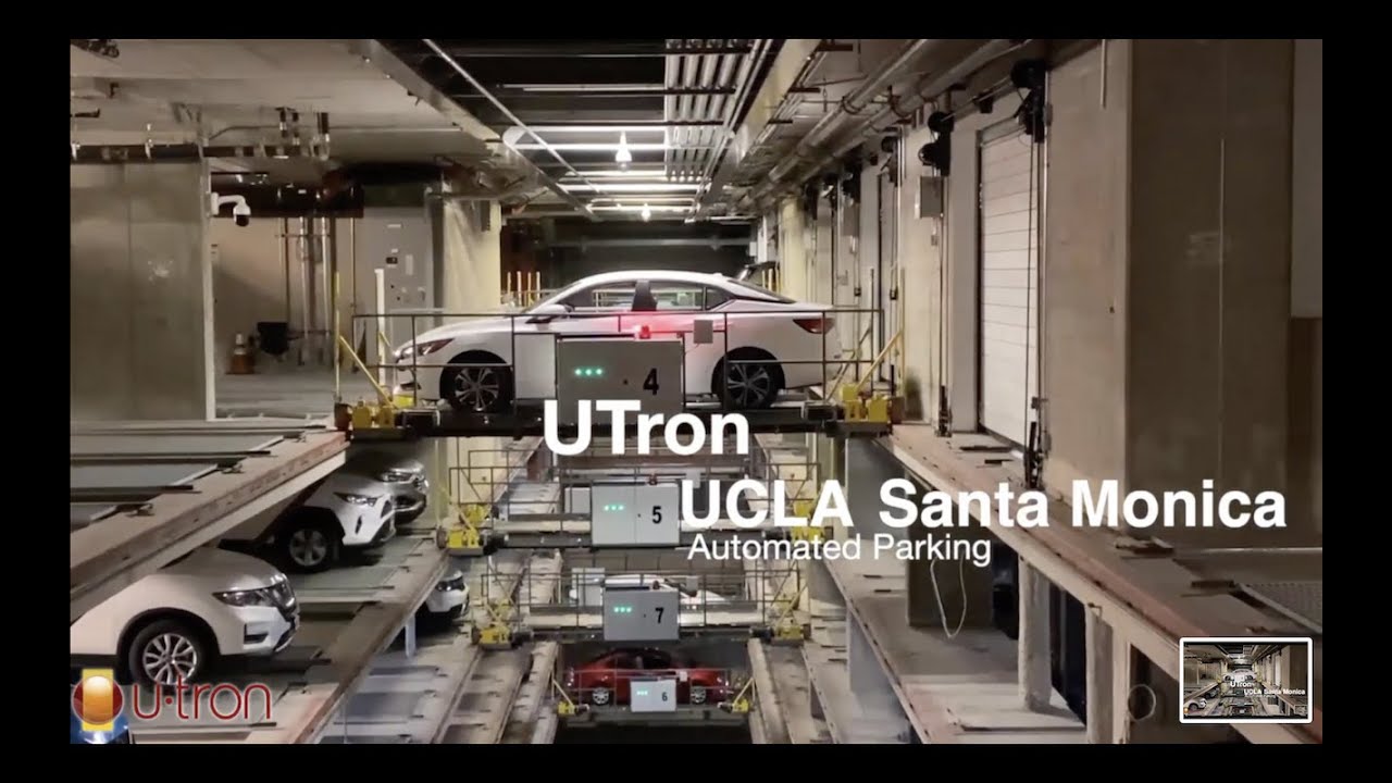Utron automated parking systems at the UCLA Medical Center in Santa Monica, Ca.